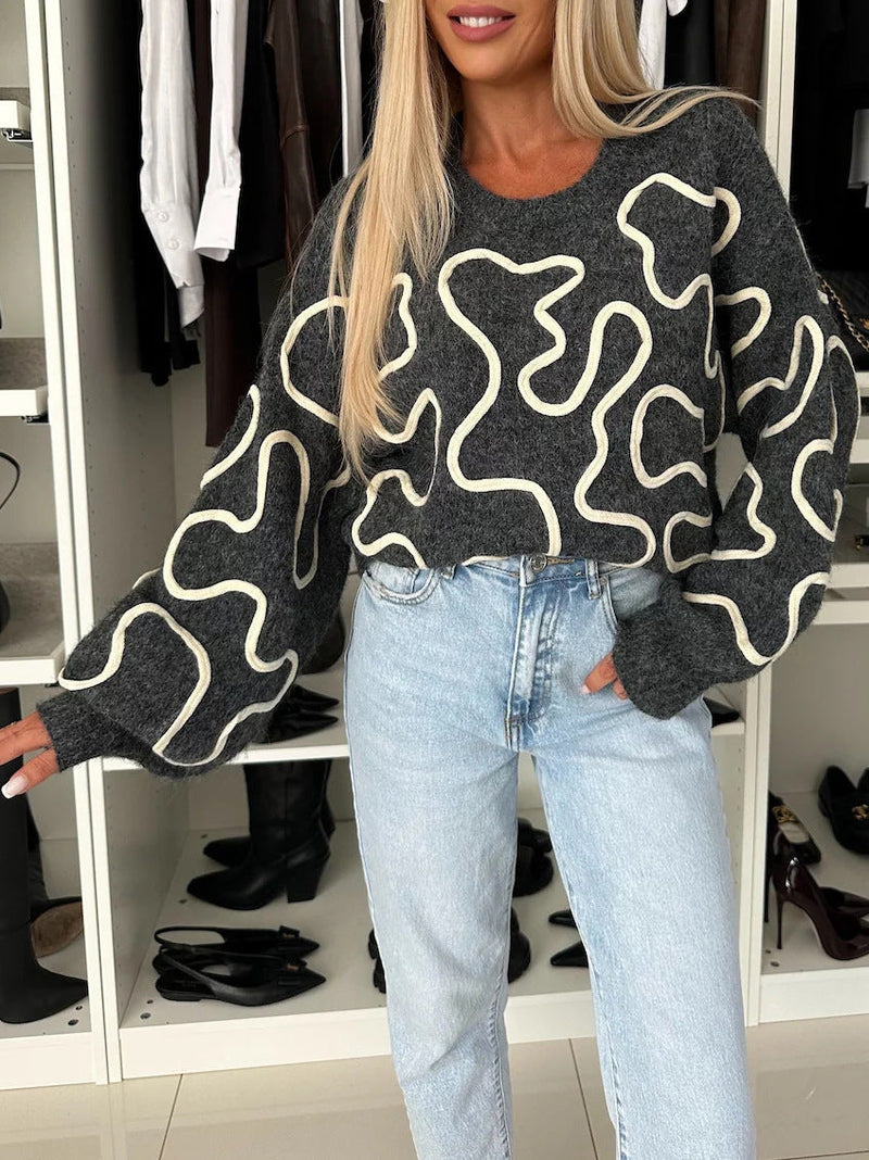 Gracefully Designed Pullover