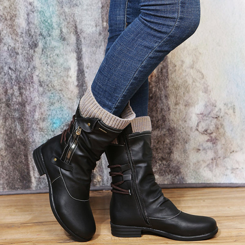 Chic Orthopedic Boots with Unique Design