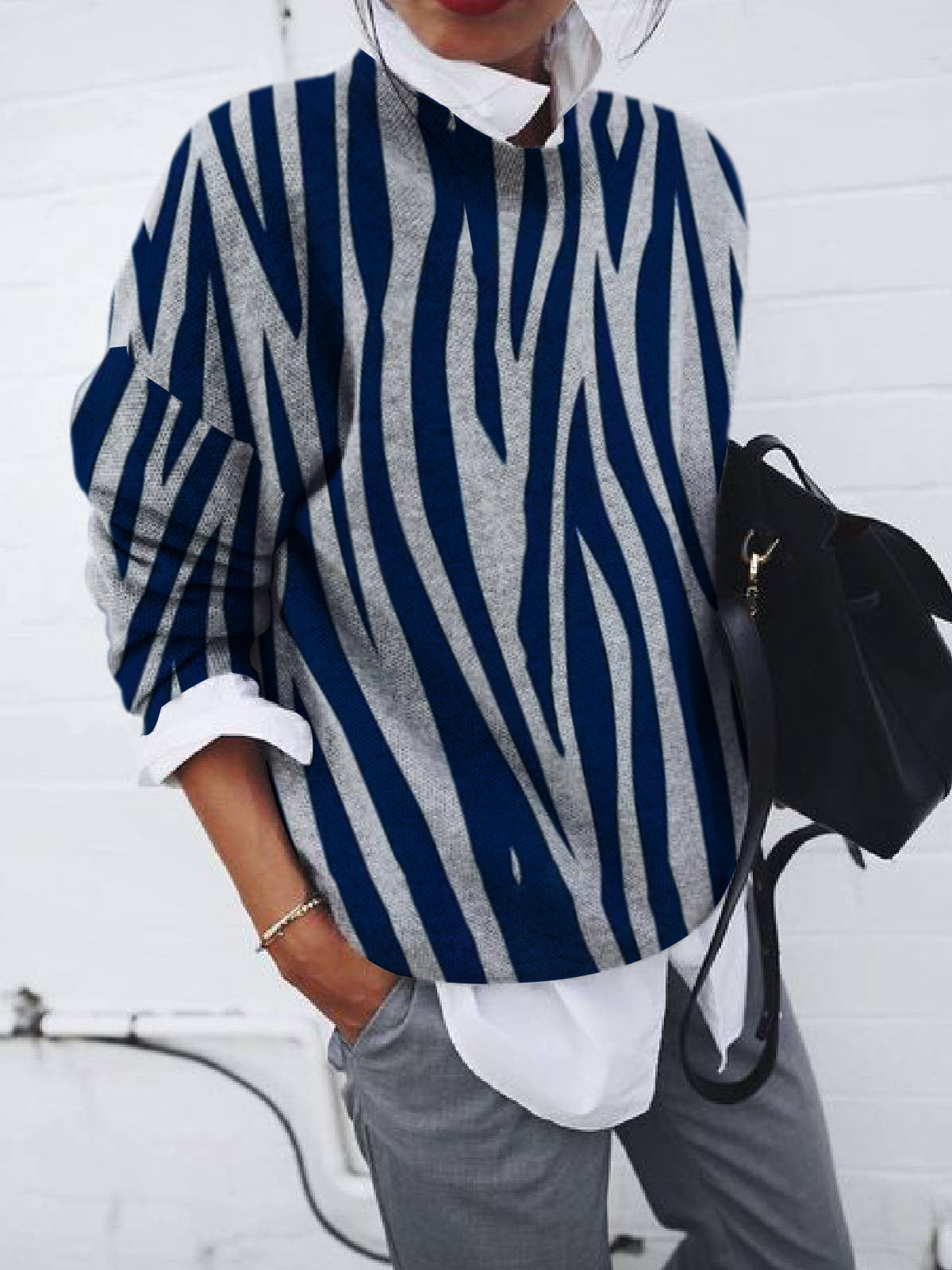 Gracefully Designed Sweater