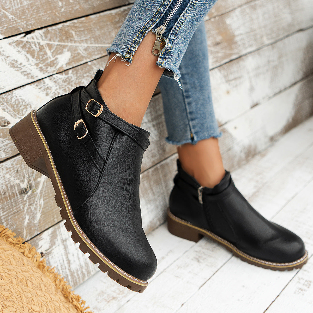 Classic Orthopedic Boots with Timeless Style