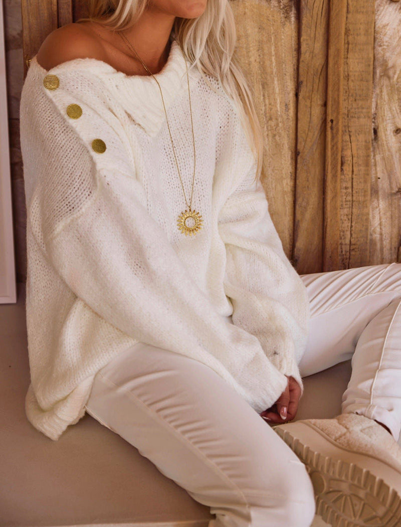 Gracefully Designed Pullover