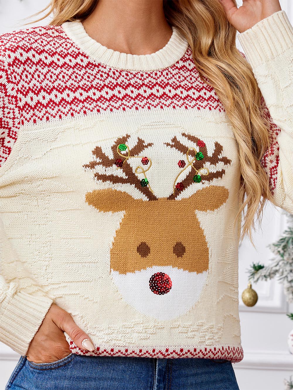 Gracefully Designed Sweater