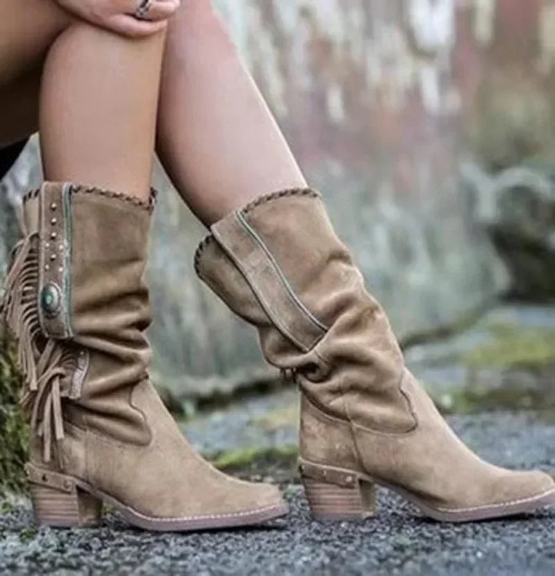 Vintage Inspired Orthopedic Boots