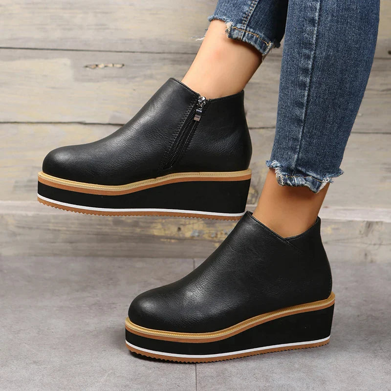 Chic Orthopedic Boots with Unique Design
