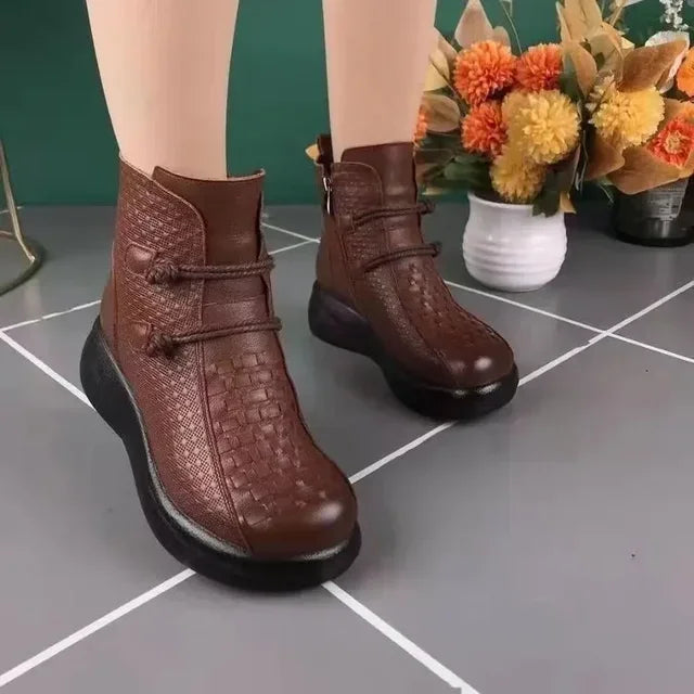 Vintage Inspired Orthopedic Boots