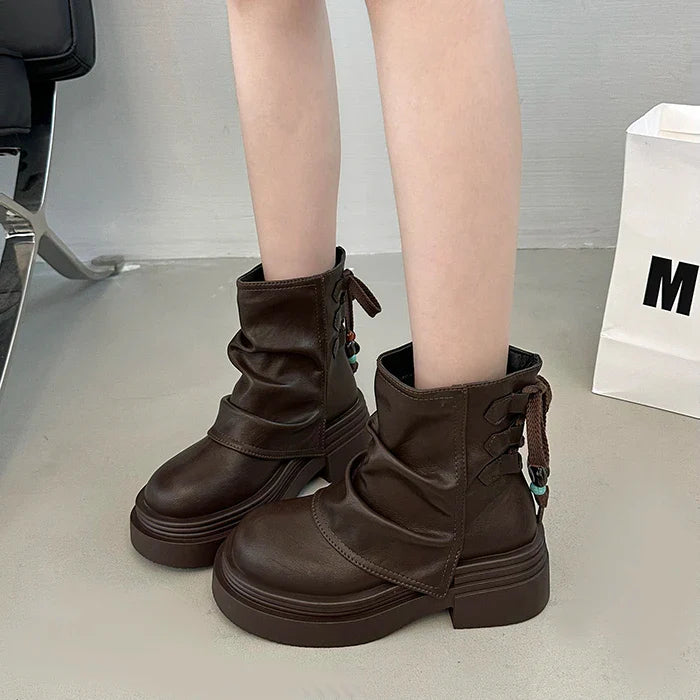 Chic Orthopedic Boots with Unique Design