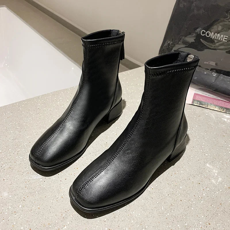 Chic Orthopedic Boots with Unique Design