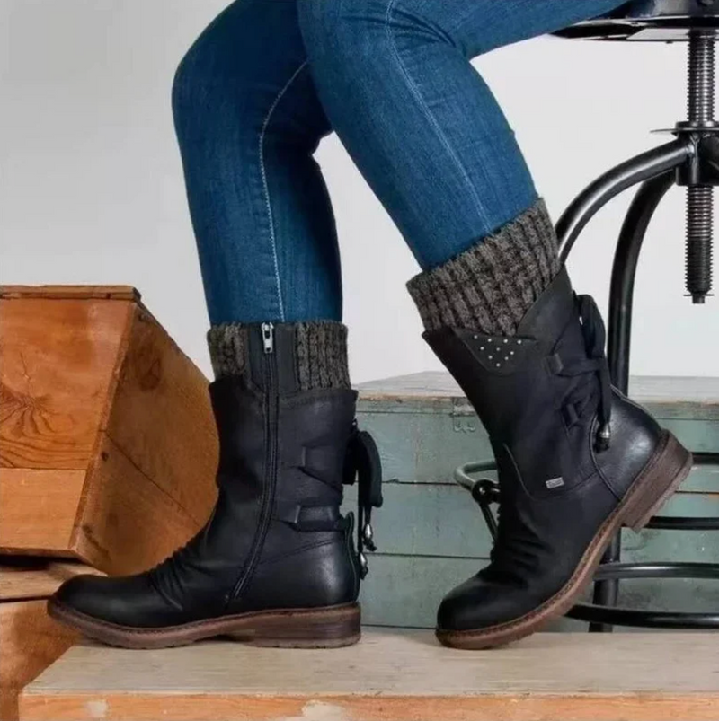Vintage Inspired Orthopedic Boots