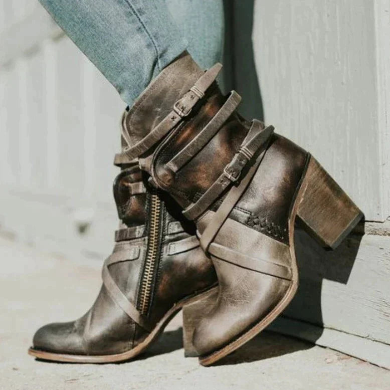 Vintage Inspired Orthopedic Boots