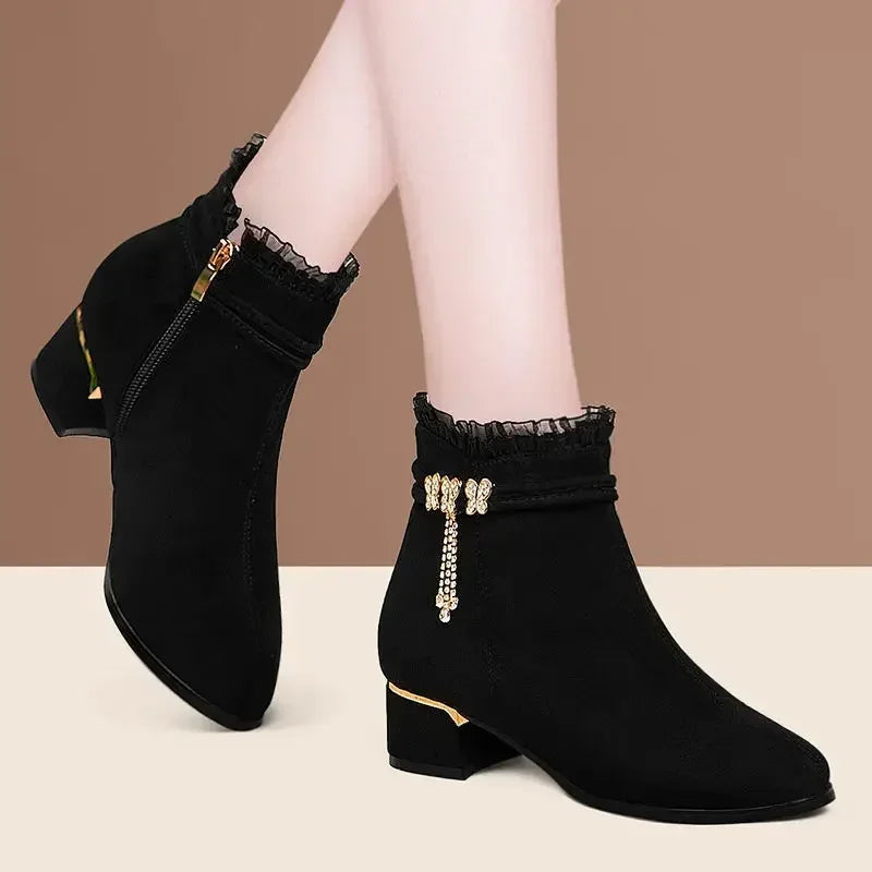 Vintage Inspired Orthopedic Boots