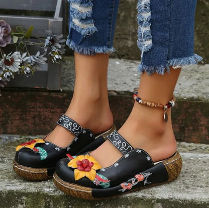 Vintage Inspired Orthopedic Sandals