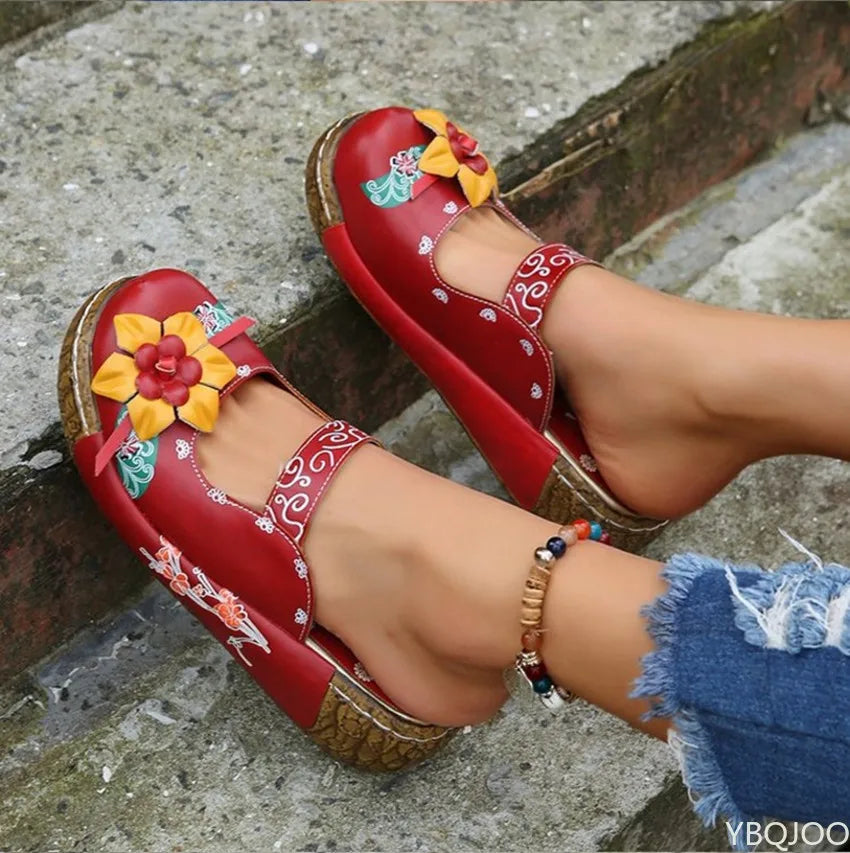 Vintage Inspired Orthopedic Sandals