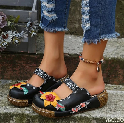 Vintage Inspired Orthopedic Sandals