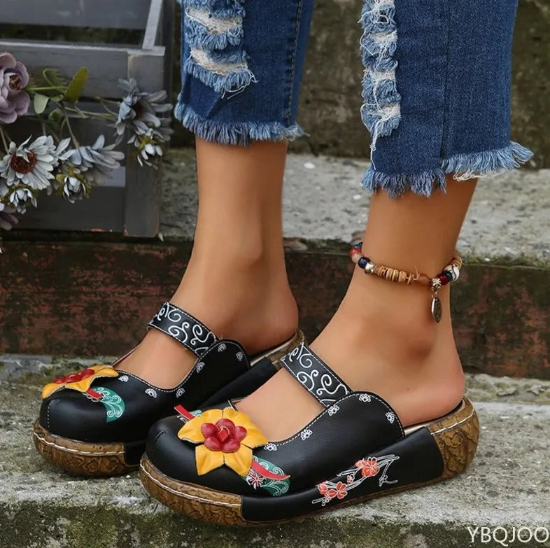 Vintage Inspired Orthopedic Sandals