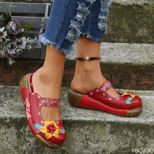 Vintage Inspired Orthopedic Sandals