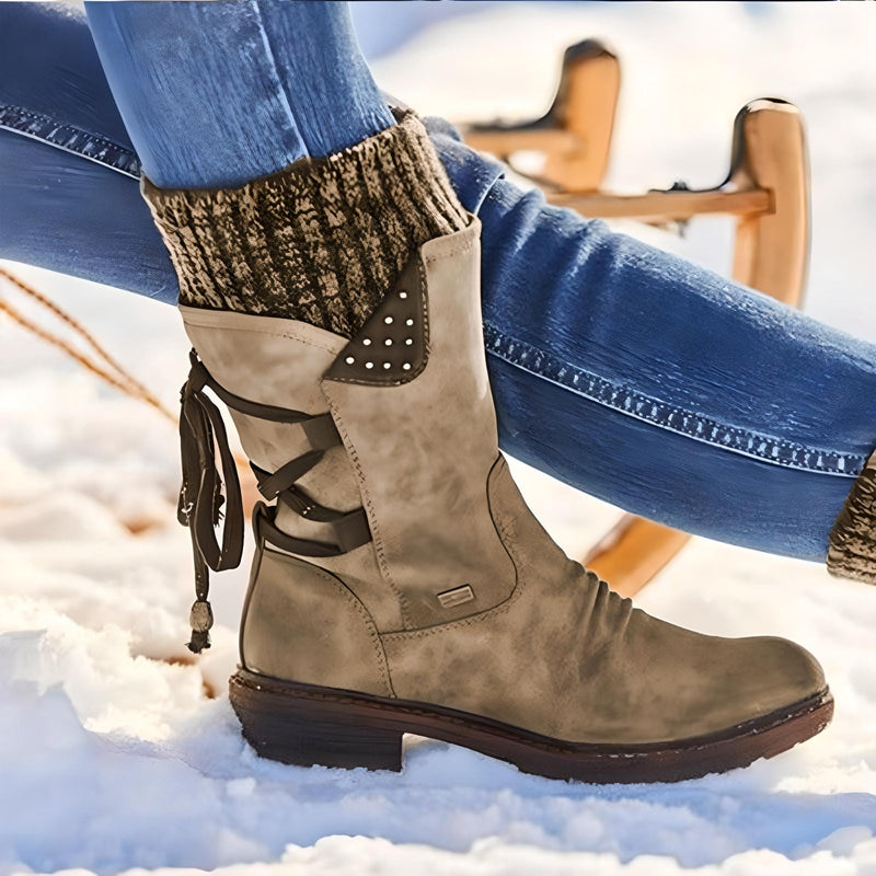Vintage Inspired Orthopedic Boots