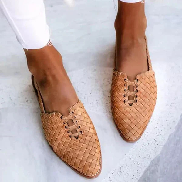 Classic Orthopedic Flats with Timeless Style