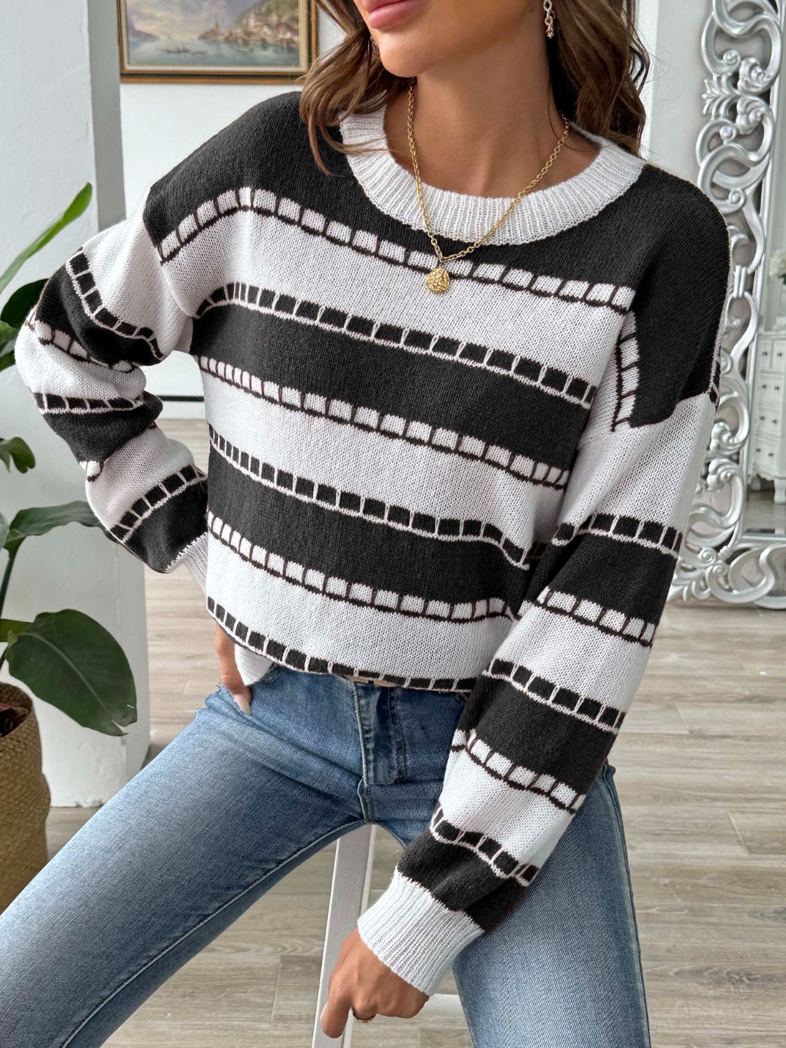Gracefully Designed Sweater
