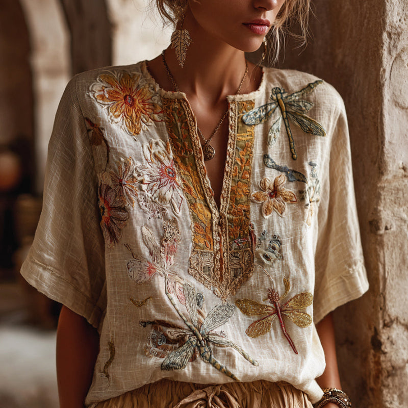 Timeless Vintage Style Top