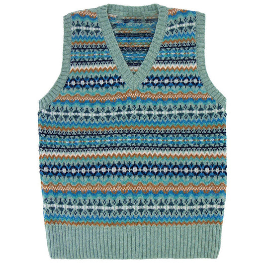 Vintage Geometric Southwest Vest Sweater artswardrobe