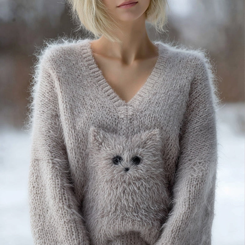 Gracefully Designed Sweater