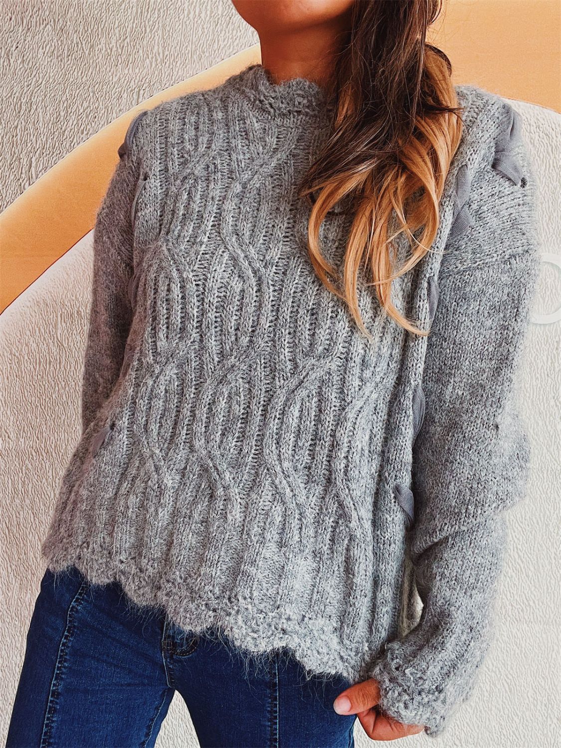 Gracefully Designed Sweater