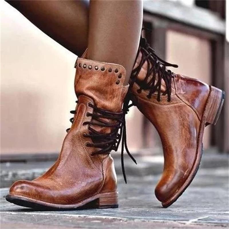 Vintage Inspired Orthopedic Boots