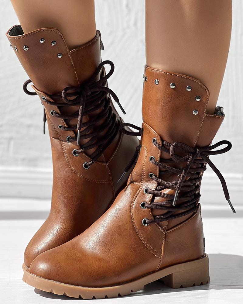 Vintage Inspired Orthopedic Boots