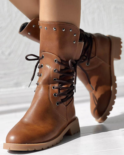 Vintage Inspired Orthopedic Boots