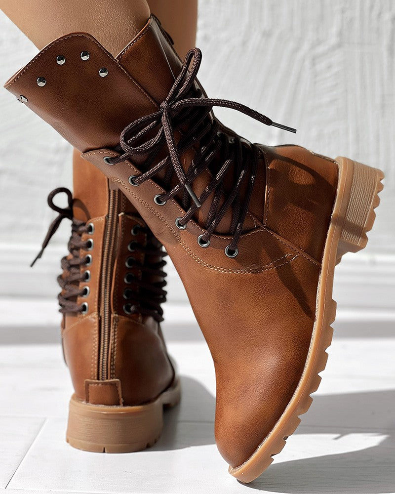 Vintage Inspired Orthopedic Boots