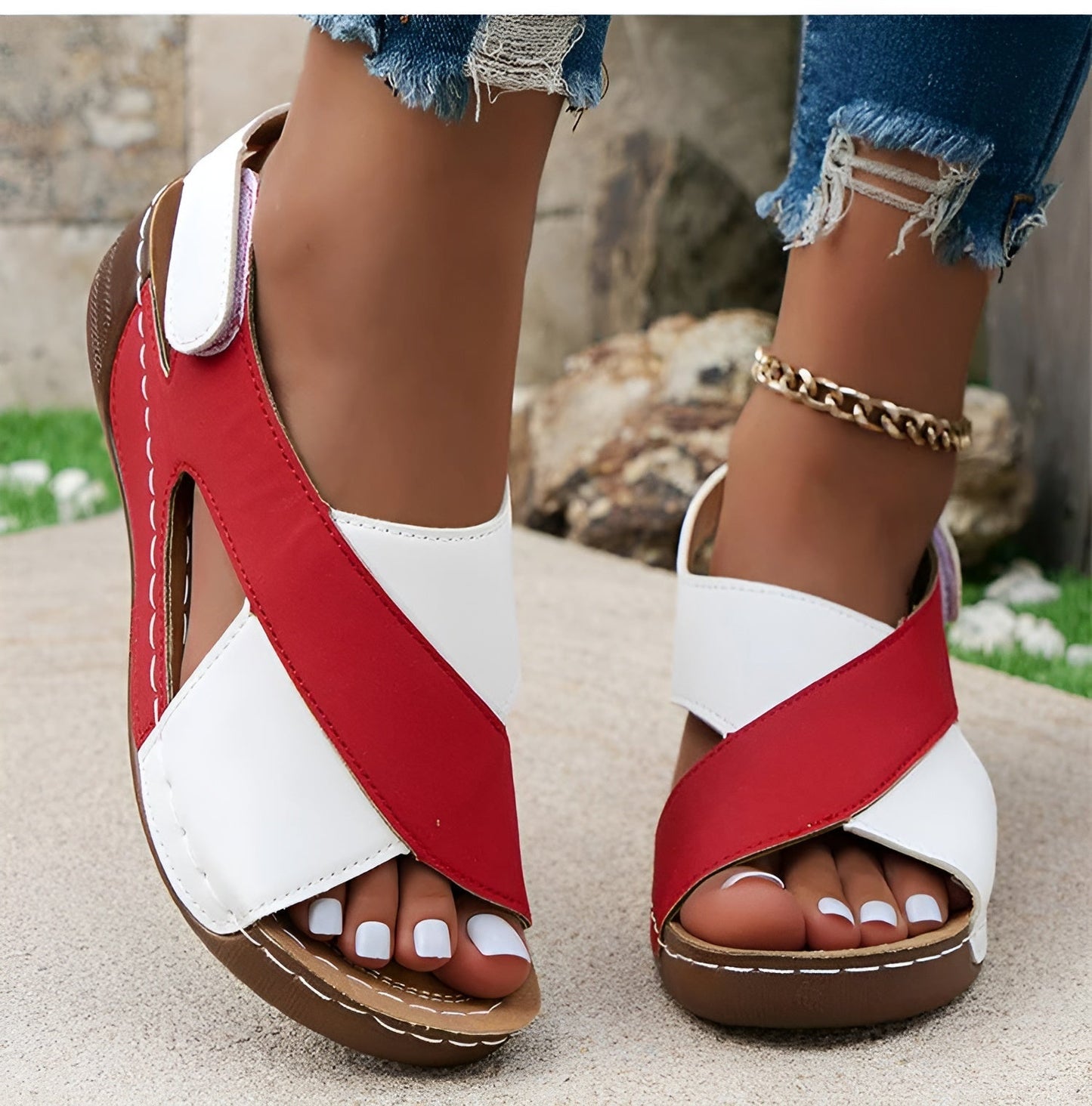 Vintage Inspired Orthopedic Sandals