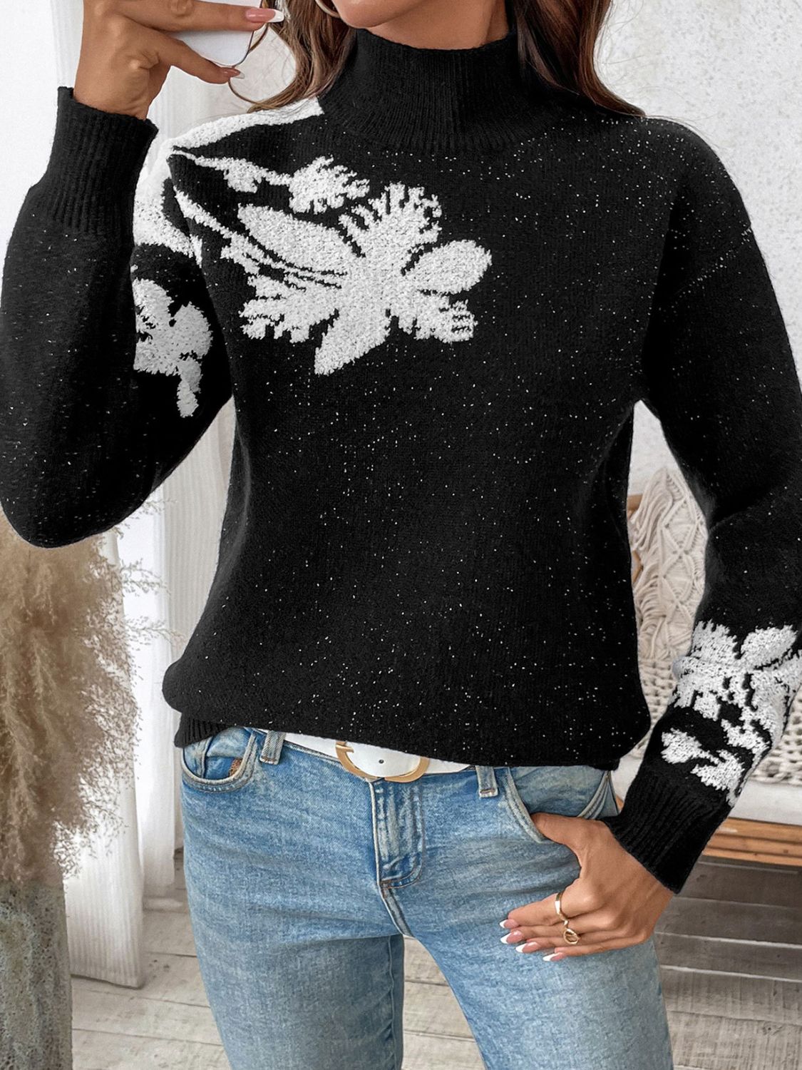 Gracefully Designed Sweater