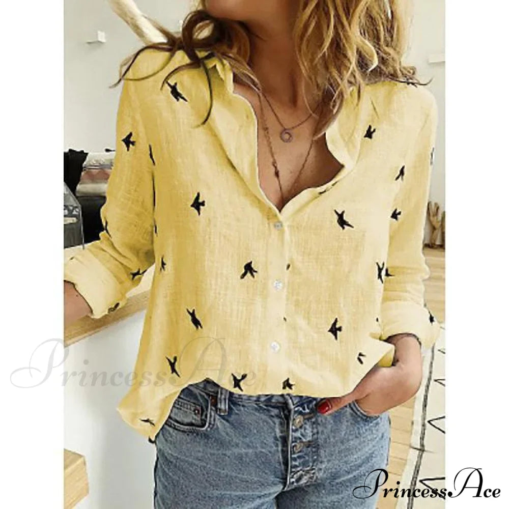 yellow print