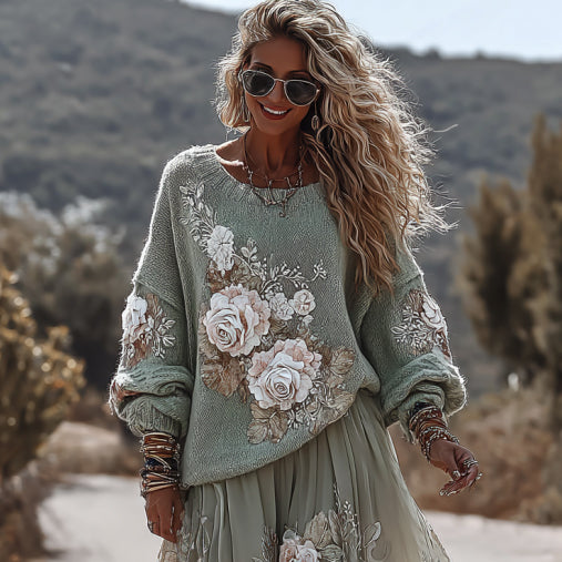 Gracefully Designed Sweater
