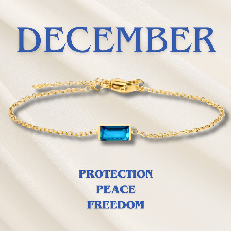 Heartline Birthstone Bracelet