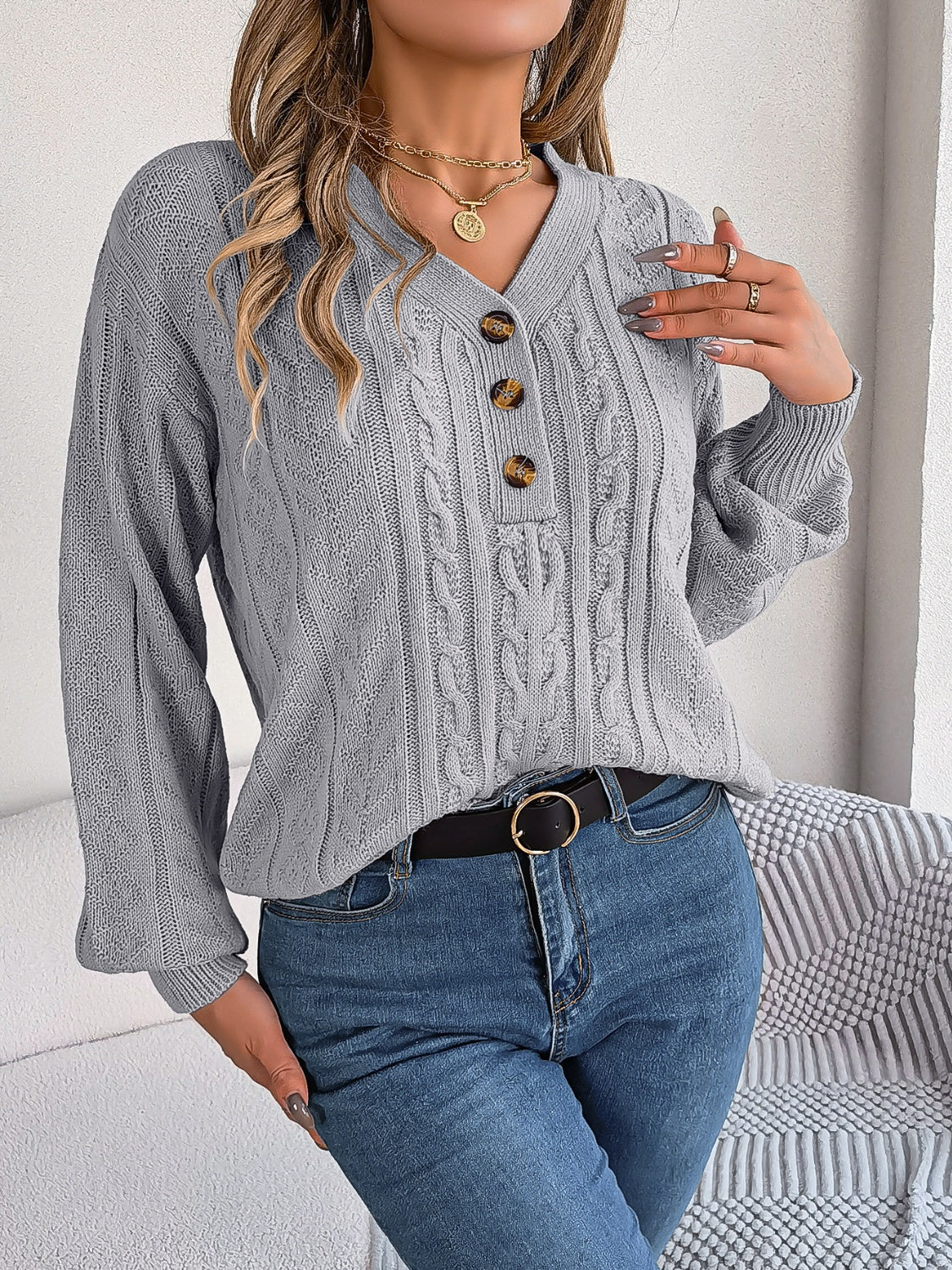 Gracefully Designed Sweater