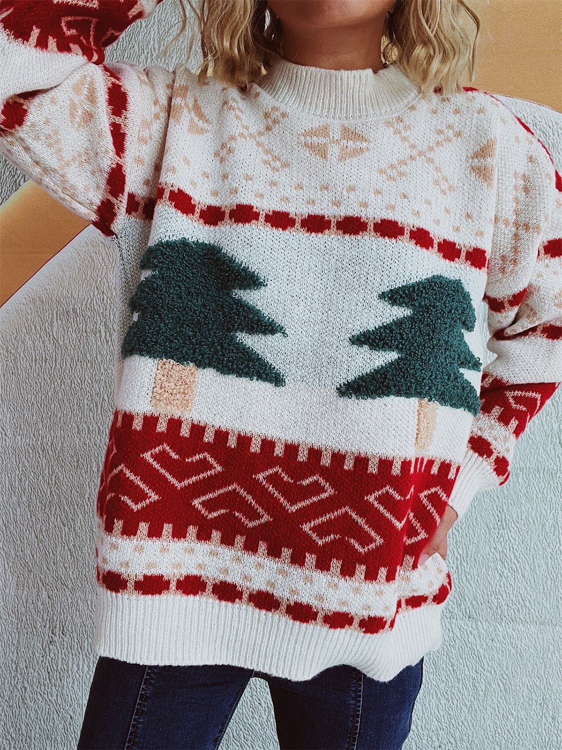 Gracefully Designed Sweater