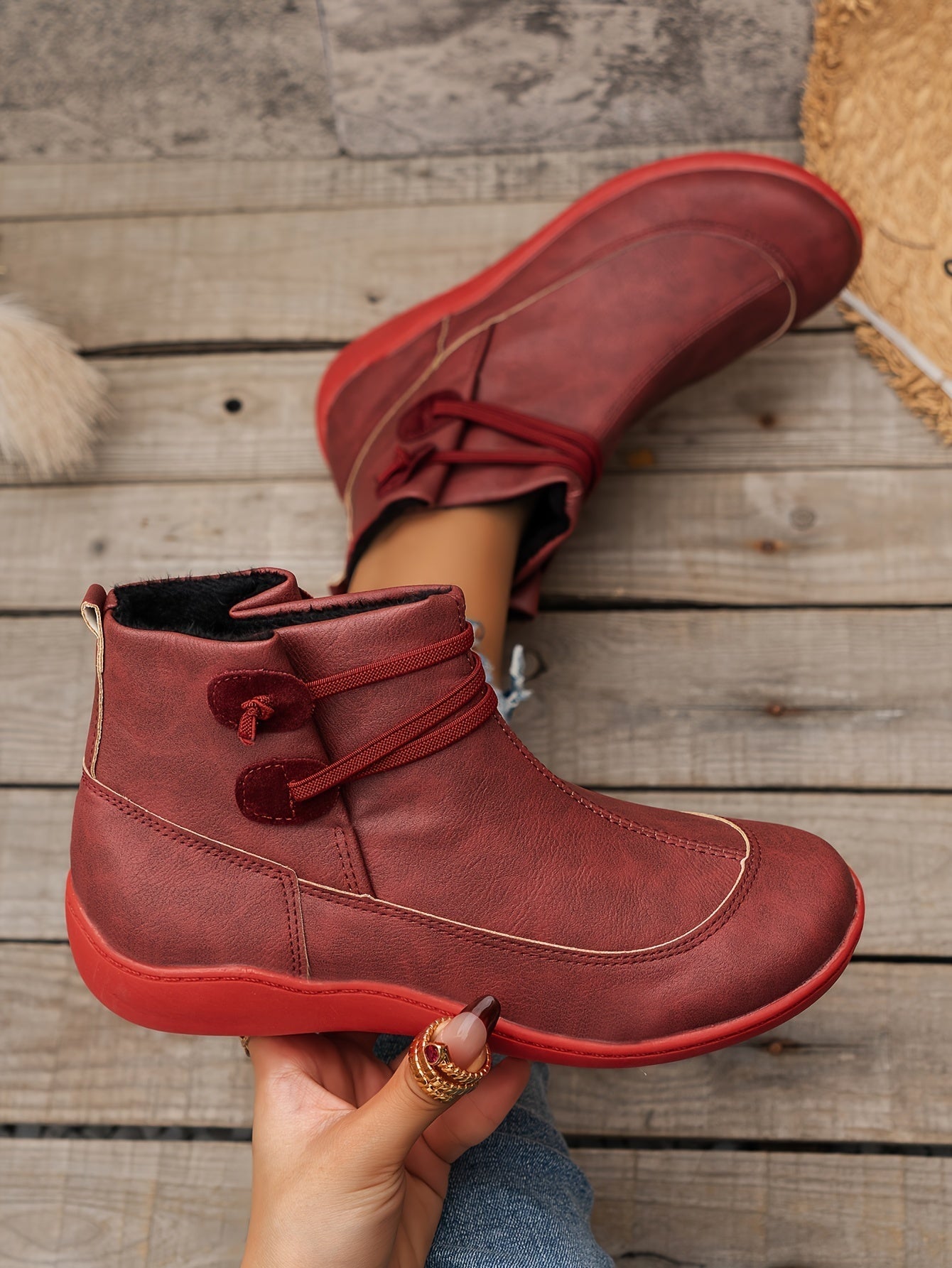 Vintage Inspired Orthopedic Boots