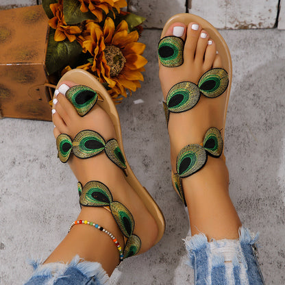 Peacock green