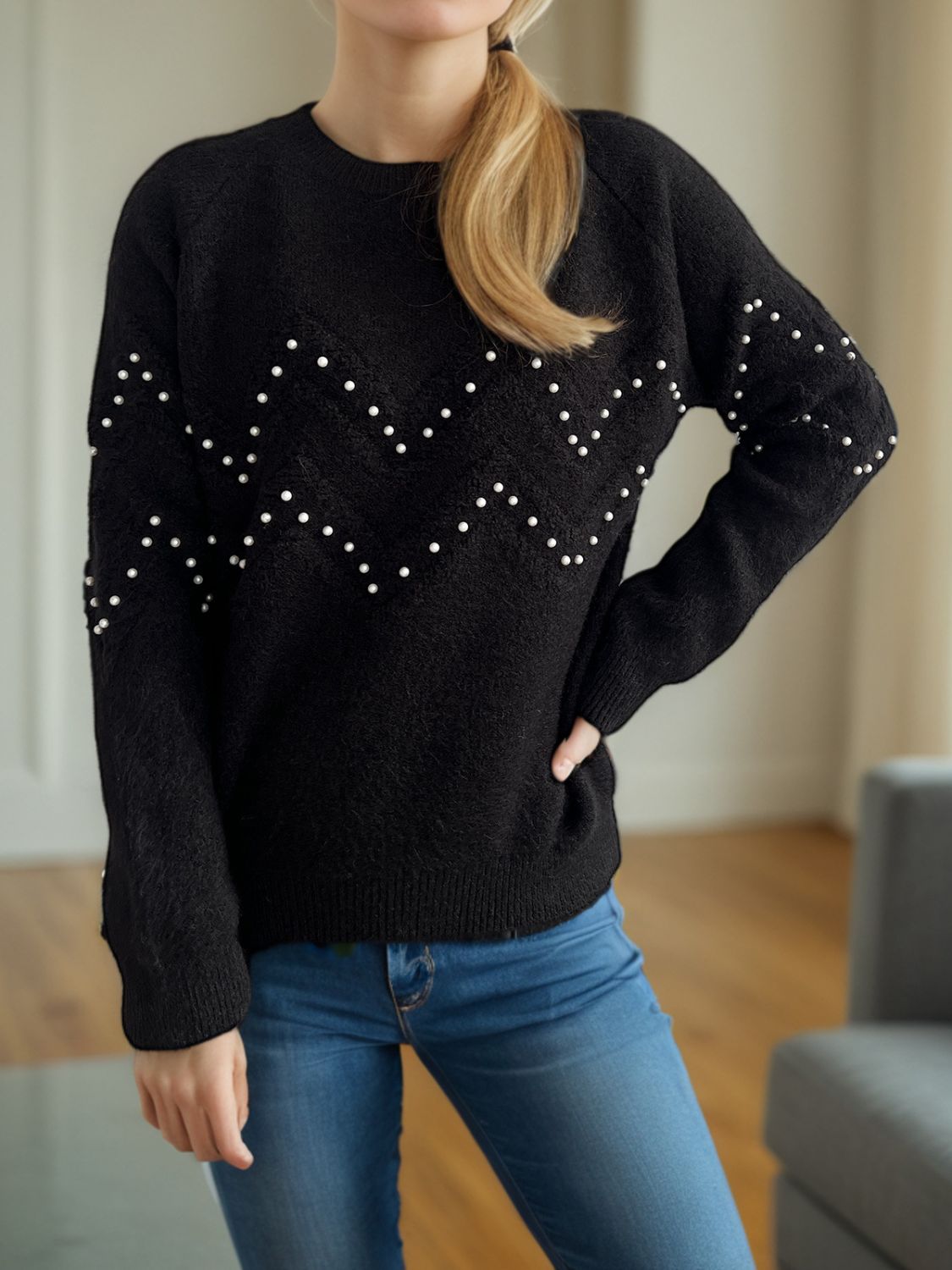 Gracefully Designed Sweater