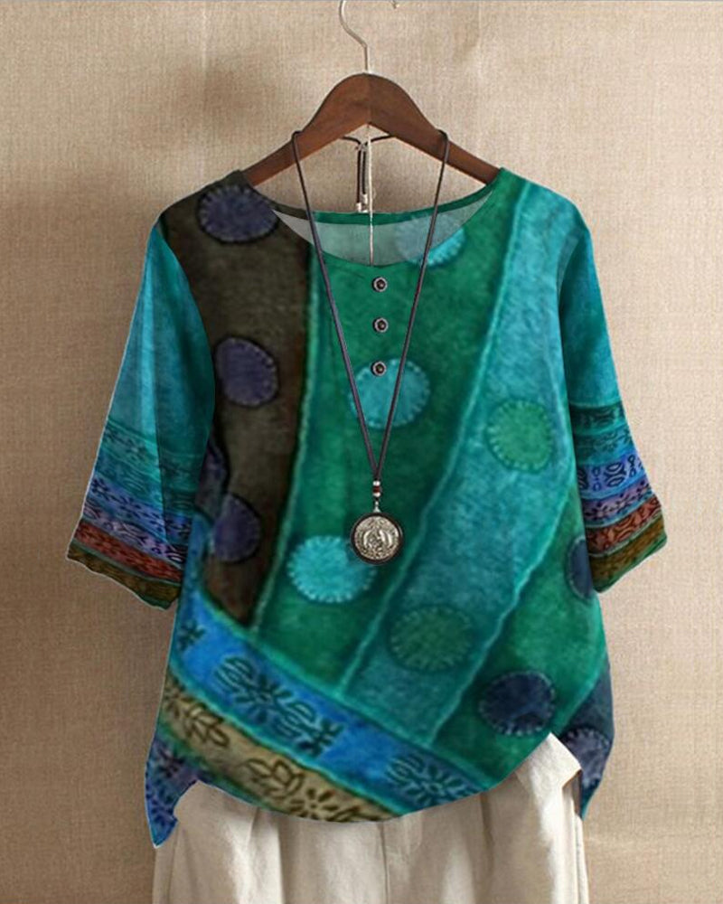 Timeless Vintage Style Blouse