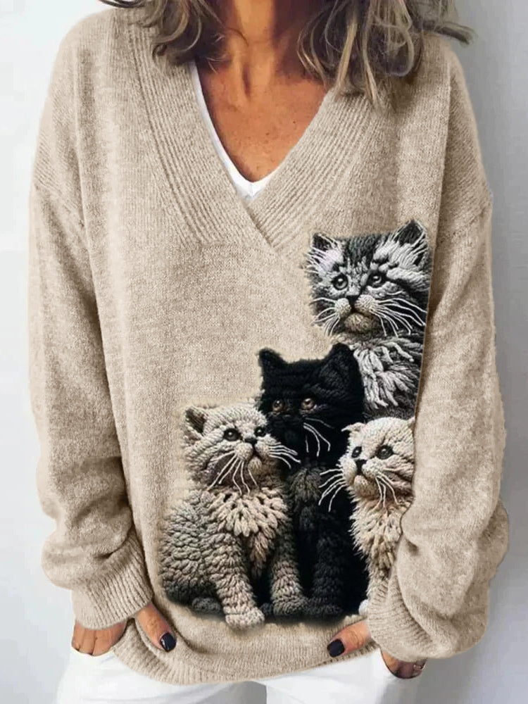 Gracefully Designed Sweater