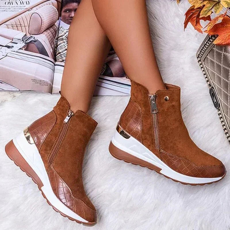 Chic Orthopedic Boots with Unique Design