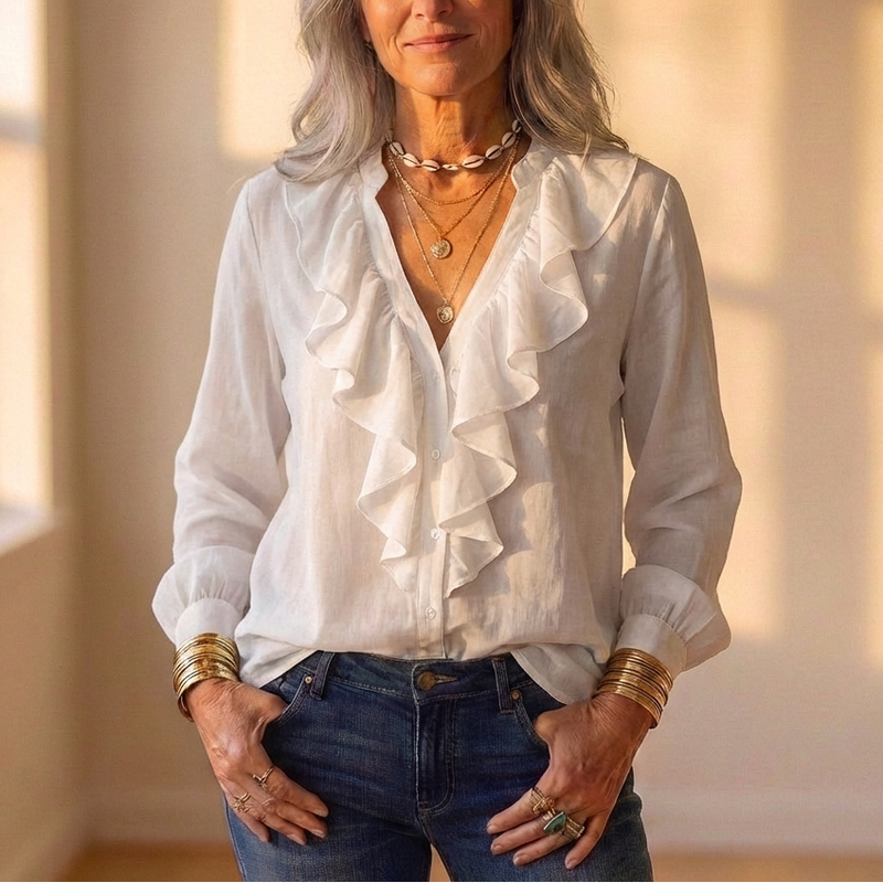Timeless Vintage Style Blouse