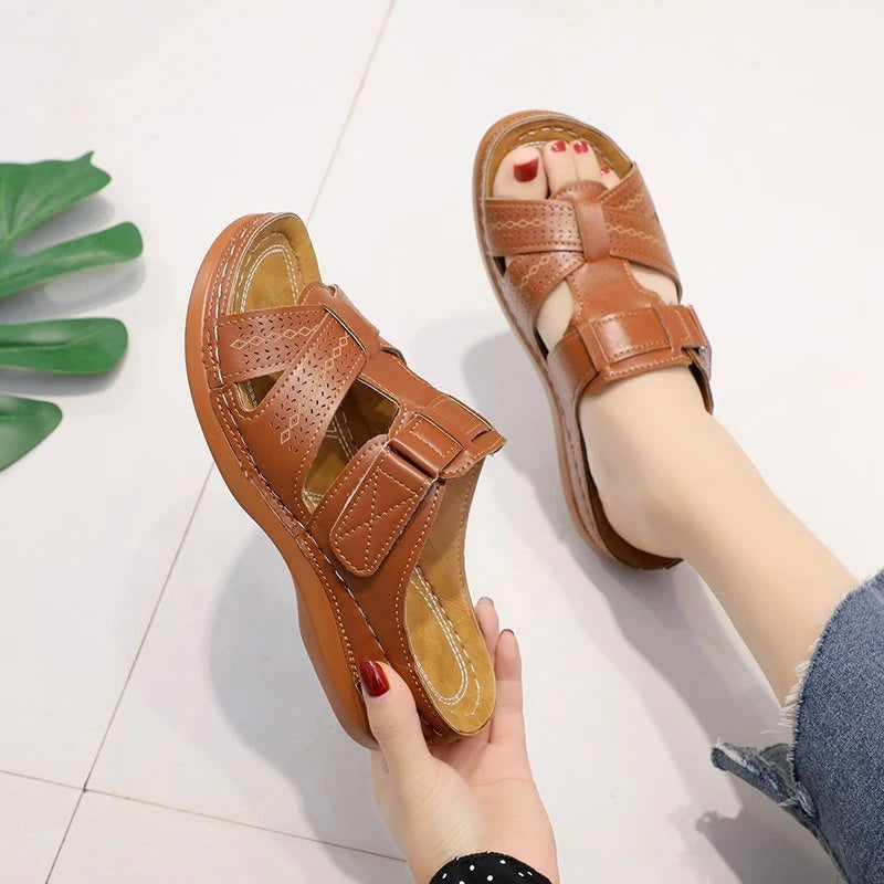 Vintage Inspired Orthopedic Sandals