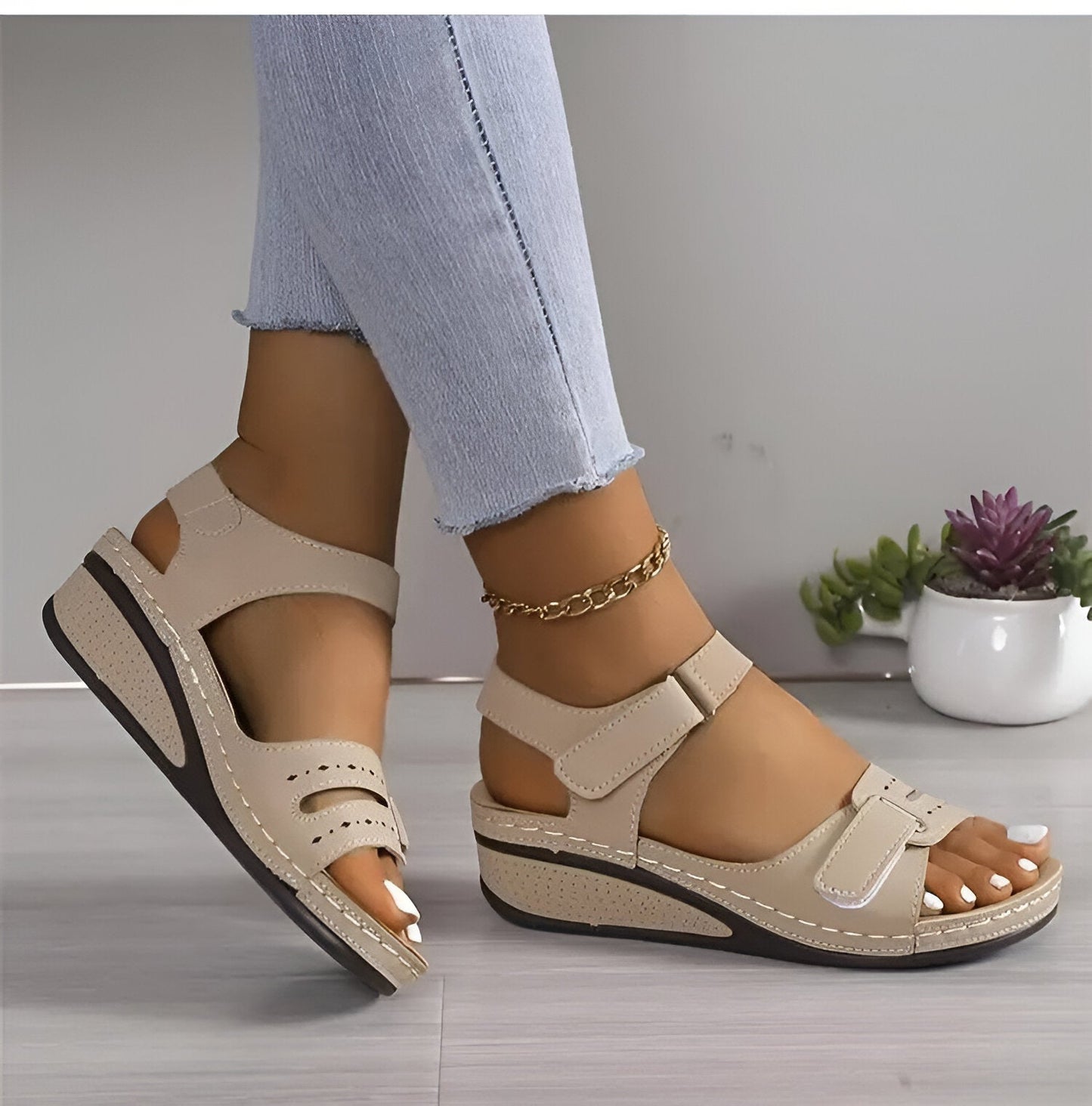Classic Orthopedic Sandals with Timeless Style