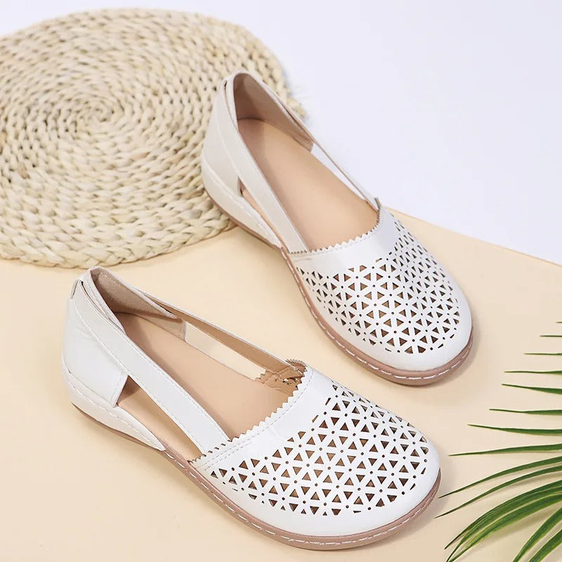 Classic Orthopedic Flats with Timeless Style
