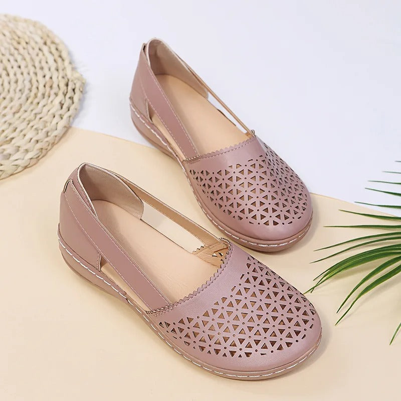 Classic Orthopedic Flats with Timeless Style