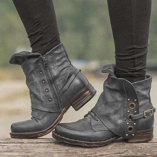 Vintage Inspired Orthopedic Boots
