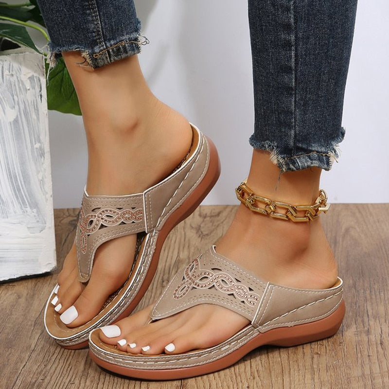 Vintage Inspired Orthopedic Sandals